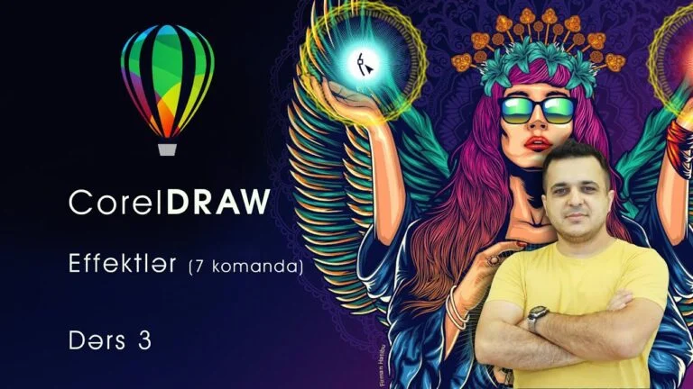 Coreldraw proqramında effektlər (Dərs 3)