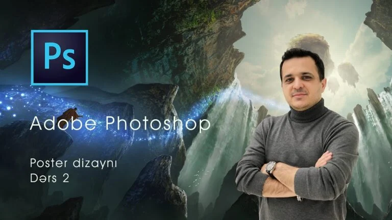 Photoshop proqramında poster dizaynı (Dərs 2)